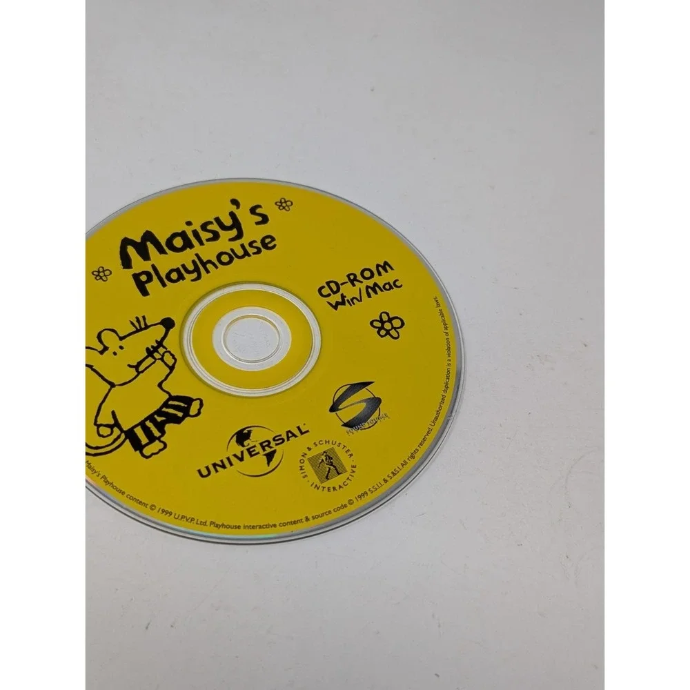 Simon & Schuster Maisy's Playhouse PC Game‎ Windows / MAC CD-ROM VTG